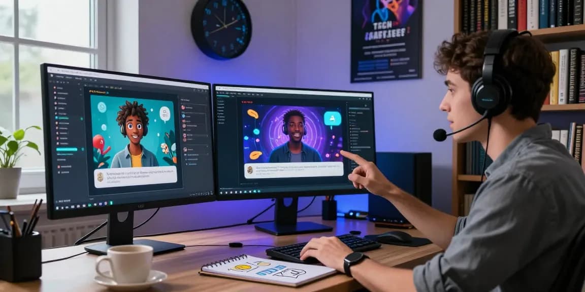 Interactive AI chat experience with crushonai character on a sleek desktop