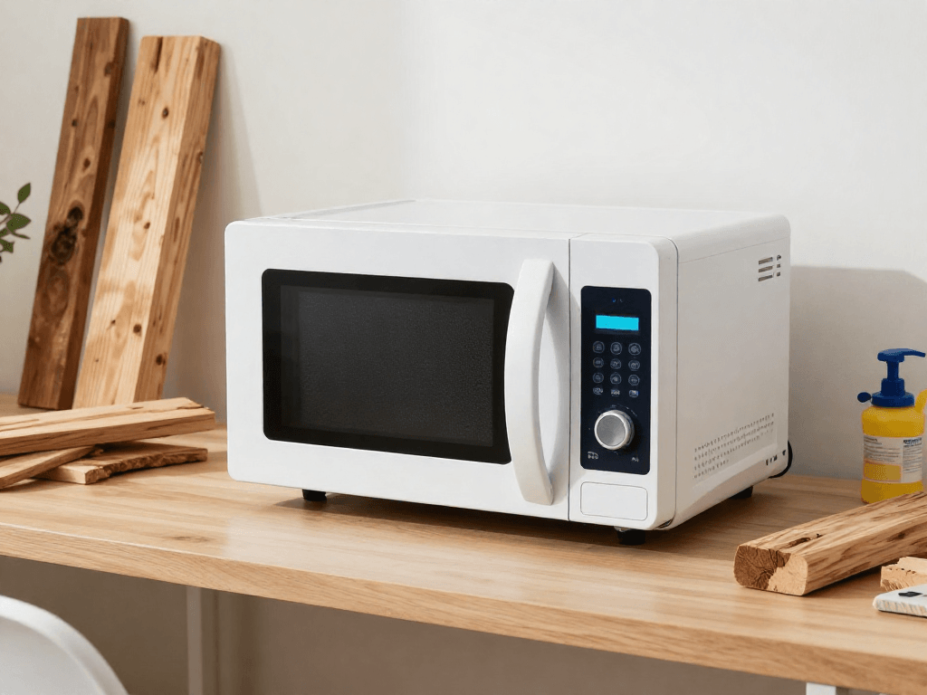 Mikrowellen-Tarlinsektion Behandlungstechnologie für effektive Holzverarbeitung.