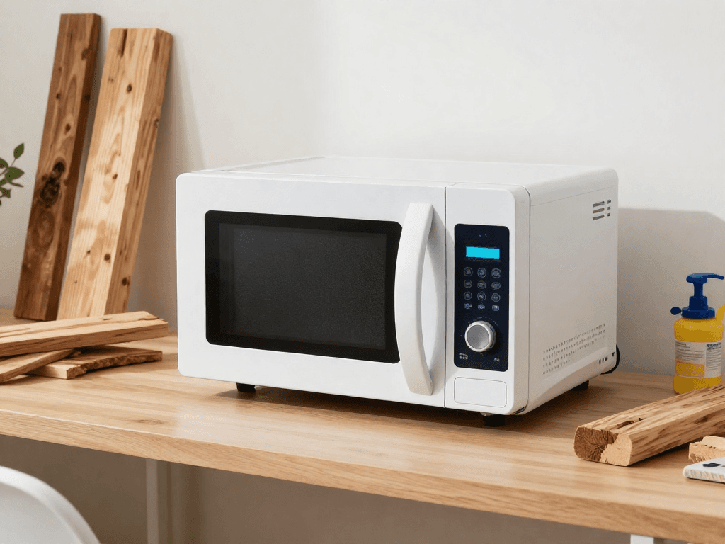 Mikrowellen-Tarlinsektion Behandlungstechnologie für effektive Holzverarbeitung.