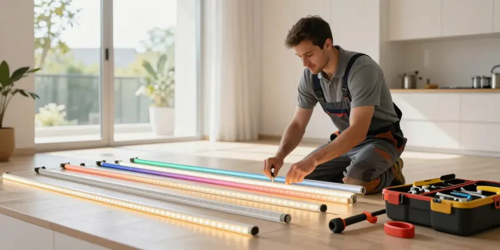 Banda LED 220V de la iluminat-ieftin.ro, servicii locale de iluminat, furnizor de încredere.